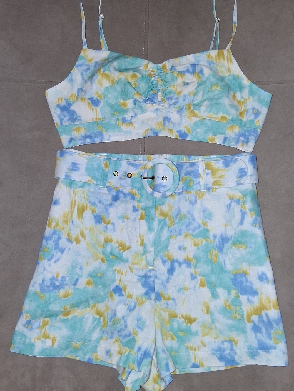 Christian Lacroix 2 Piece Linen Blend Outfit